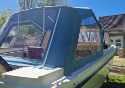 nyt cockpittelt til motorbåd
